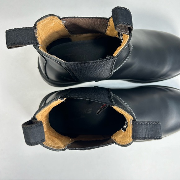 Prospector Leather Chelsea Boot Men’s 9 Slip On Water Resistant Black Round Toe - Picture 12 of 16